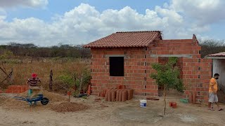 COMO FICOU A COBERTA DA CASA DE ELIANE E RAFAEL - RECEBIDOS PARA DONA MARCILENE - SERTÃO #TARCISIO