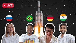 Foreigners Reacting to Chandrayaan 3  Launching Live