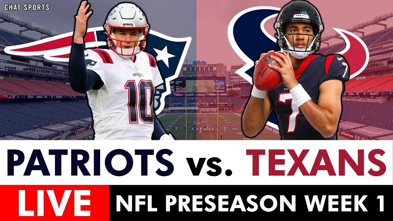 Patriots Vs. Texans Live Streaming Scoreboard, Free Play-By-Play ...