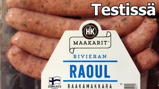 Makkaratesti #324 - HK Maakarit - Rivieran Raoul raakamakkara