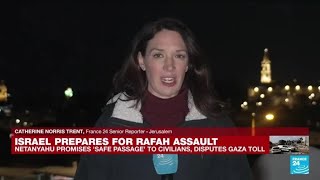 Netanyahu says those opposed to Rafah ground operation support leaving Hamas in place • FRANCE 24