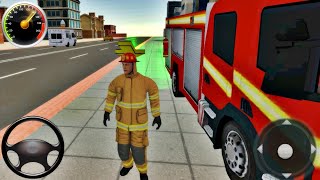 Fire Truck Driving Simulator 2020 🚒 NY City FireFighter Emergency Services - Android GamePlay