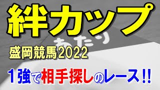 絆カップ【盛岡競馬2022予想】スピード能力は断然で、相手探しのレース！！