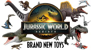 NEW Jurassic World Rebirth Toys | Titanosaurus, Quetzalcoatlus, Spinosaurus \u0026 More | #Mattel #LEGO