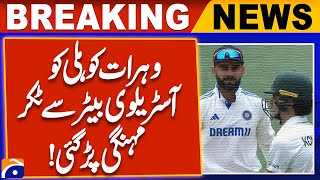 Virat Kohli penalised for on-field altercation with Sam Konstas | Geo news Explainer