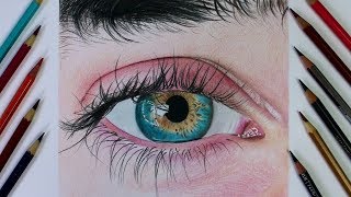 Desenhando Um Olho Realista Com Lápis De Cor - Atevaldo Novais