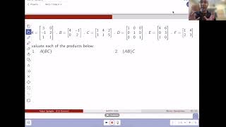 MATH 3191: Multiplying Three Matrices in Python