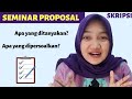 Pertanyaan dosen saat seminar proposal | Pertanyaan sidang proposal skripsi