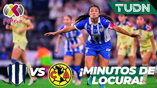 ¡MINUTOS DE LOCURA EN LA FINAL FEMENIL! | Rayadas 2-1 América | Liga Mx Femenil-