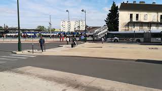 GARE RER SNCF, Corbeil-Essonnes. La galère à l'ouverture du passage en hauteur.