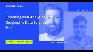 Workshop | Enriching analytics with Geographic Data Science | Levi Wolf | Daniel Arribas-Bel