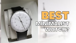 The best minimalist watch? Unboxing Junghans Max Bill Automatic Sapphire | Day \u0026 Night Comparison