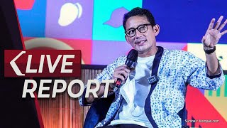 LIVE - Menparekraf Sandiaga Uno Bahas Isu Pariwisata dan Ekonomi Kreatif