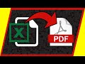 How to CONVERT Excel to PDF