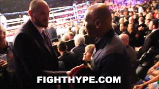 TYSON FURY MEETS MIKE TYSON, THE HEAVYWEIGHT LEGEND HE WAS NAMED AFTER