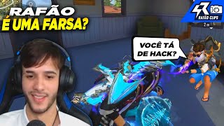 RAFÃO É PEGO USANDO HACK AO VIVO! (Rafão clips)