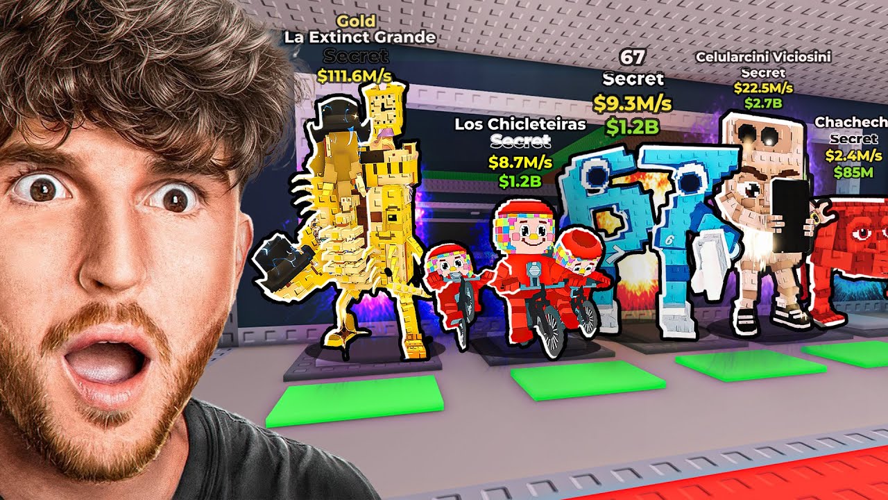 I Stole The 10 Newest Brainrots Extinct Update Youtube