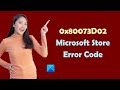 Fix 0x80073D02 Microsoft Store Error Code in Windows 11