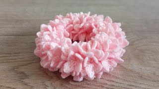 ถักตัวพวงมาลัยดอกไม้ Crochet garland flowers