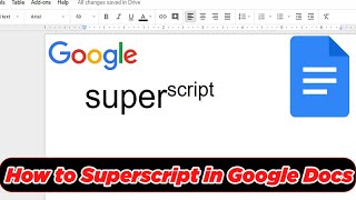 [GUIDE] How to Superscript in Google Docs (100% Working)