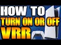 What does NEW PS5 VRR Feature do How to turn it ON & OFF