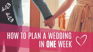 How to Plan a Wedding in a Week: My LDR Story and DIY Wedding Tips