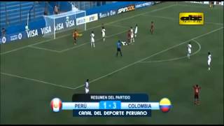 Sudamericano Sub 20: Goles de Colombia vs. Perú y Argentina vs. Brasil