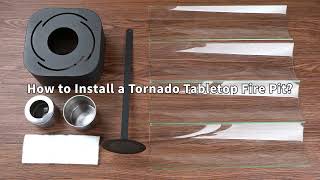 How to Install the OGERY Tornado Tabletop Fire Pit?