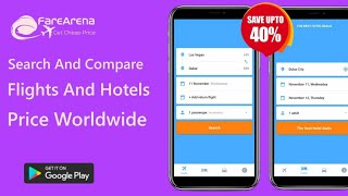 FareArena - Compare Flights And Hotels Prices Worldwide | flight ticket booking | Hotel Booking