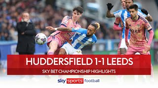 10-player Terriers END Leeds’ 100% start to 2024! | Huddersfield 1-1 Leeds | Championship Highlights