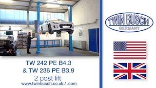 TW 242 PE B4.3 \u0026TW 236 PE B3.9 : Clear floor lifts from TWIN BUSCH®