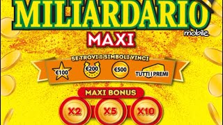 IL MILIARDARIO MAXI 💸😝🥇 Gratta e Vinci Online / Scratch and Win Online 💸👌🥇