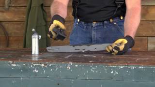 Technical Tips- Chainsaw Bar Maintenance