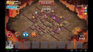 Skull Knight takes on Dungeon 8 (15/15) of Castle Clash