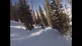 Snowbird 2016 - Tiger Tail to Ted's Bowl to Mozza Bowl