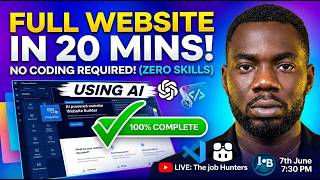 How I Built a FULL Website in 20 Minutes Using AI (Zero Coding Skills)