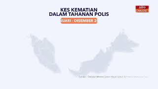 [INFOGRAFIK]  Kes kematian dalam tahanan polis