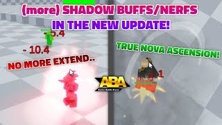 MORE SHADOW BUFFS/NERFS IN THE NEW ABA UPDATE!! (VERY BROKEN..!)