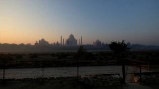 Sunrise at the Taj Mahal, India