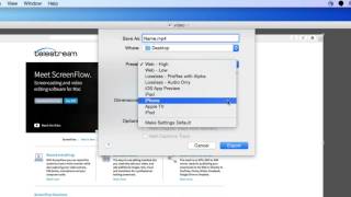 ScreenFlow 5 Export Options