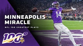 NFL's 100 Greatest Plays, No. 9: Stefon Diggs and The Minneapolis Miracle | Minnesota Vikings