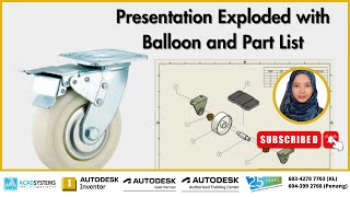 Presentation Exploded with Balloon and Part List