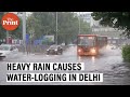 Severe water-logging in Delhi amid heavy rains, traffic thrown out of gear