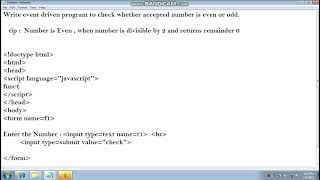 Javascript program to check number is even or odd
