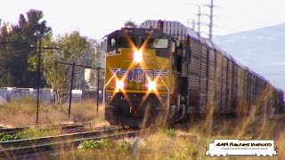 Union Pacific 8849 - SD70AH Awesome horn show!!