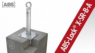 Product-video Anchorage Point Concrete ABS-Lock X-SR-B-A for Fall Protection