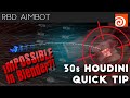 Houdini 30s Quick Tip #30 - RBD Aimbot (no cheating!)