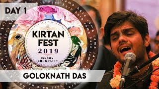 Kirtan Fest 2019 | Day 1 Kirtan | Goloknath Das | ISKCON Chowpatty