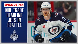 NHL Trade Deadline Tomorrow, Winnipeg Jets Travel to Seattle