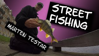 Street fishing for perch